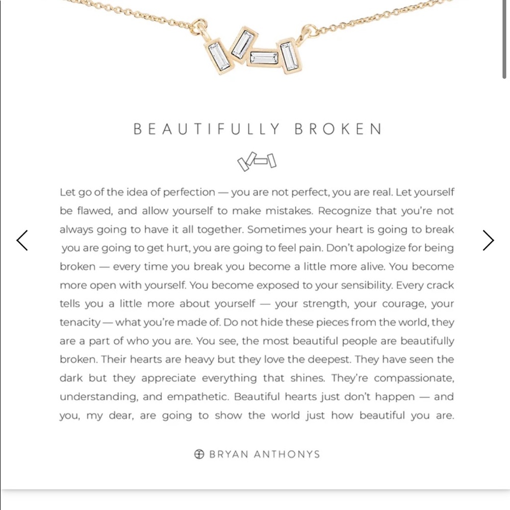 Bryan Anthony’s beautifully broken necklace